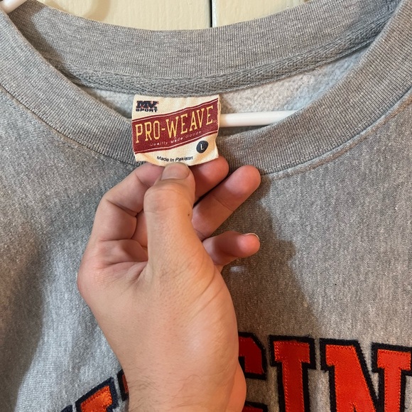 Vintage UVA Sweater - University of Virginia - Sz L - Pro Weave - Picture 2 of 3